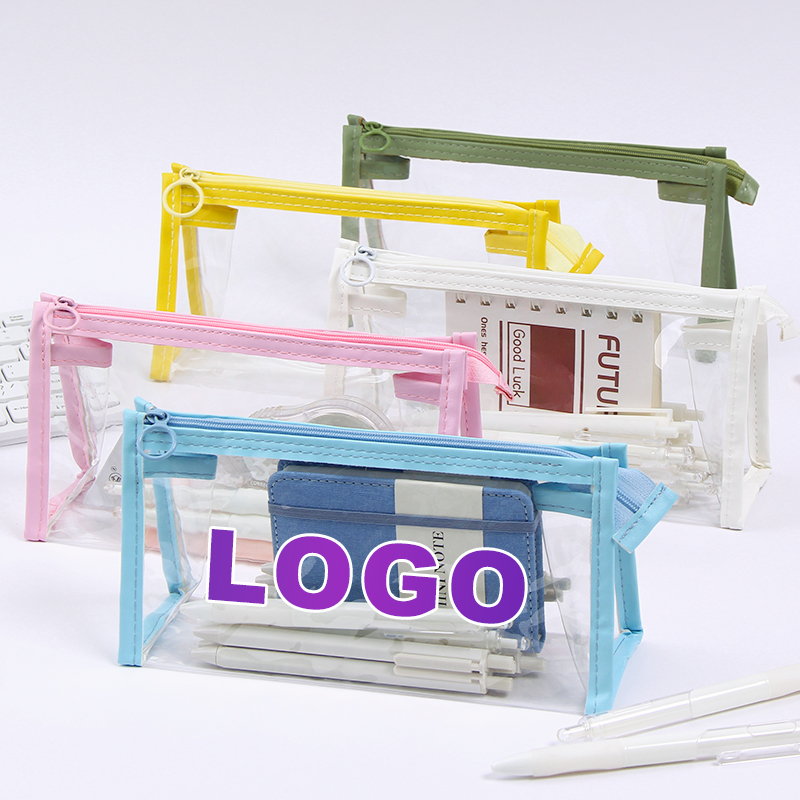 PVC Pencil Case – Transparent & Waterproof, Custom Logo | Fitter Bag