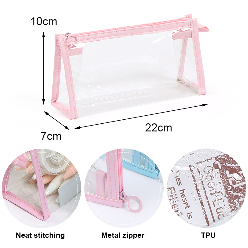 PVC Pencil Case – Transparent & Waterproof, Custom Logo | Fitter Bag