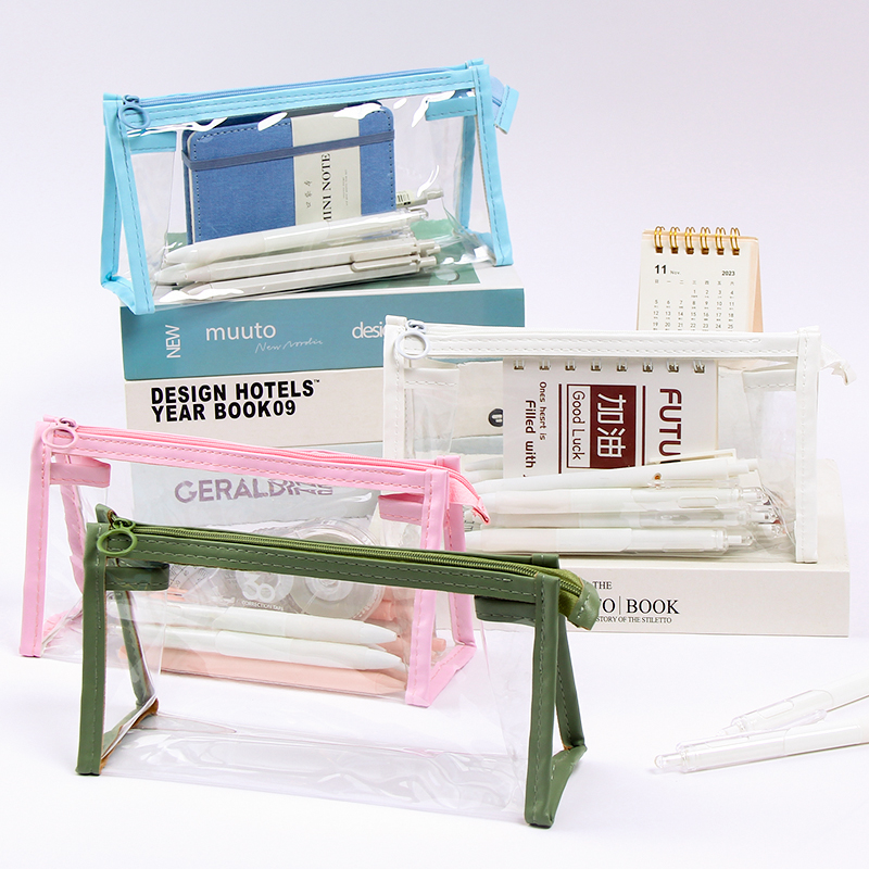 PVC Pencil Case – Transparent & Waterproof, Custom Logo | Fitter Bag